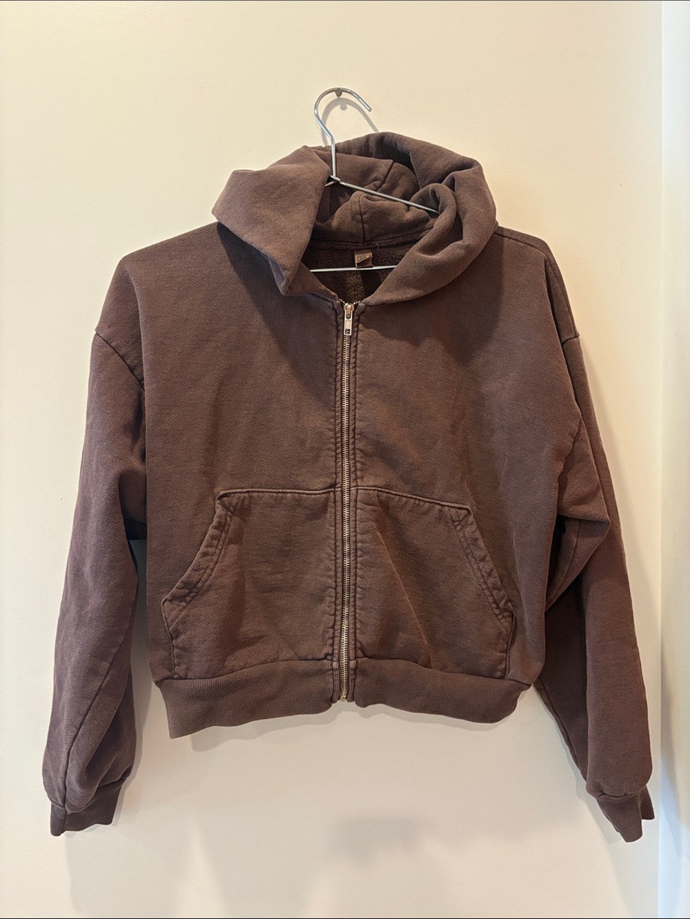 Los Angeles Apparel 14oz Brown Heavy Fleece Hoodie